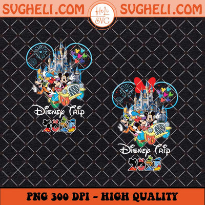 Disney Family Vacation 2025 Png Disney Trip Family 2025 Png Sublimation Files