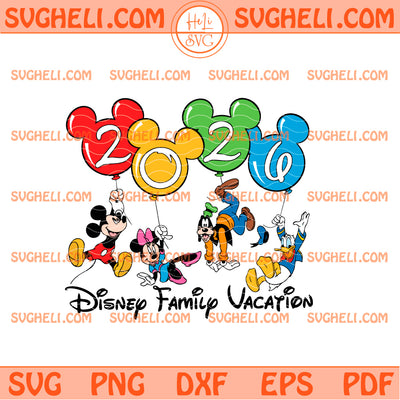 Disney Family Vacation 2026 Svg Disney Family Squad 2026 Svg