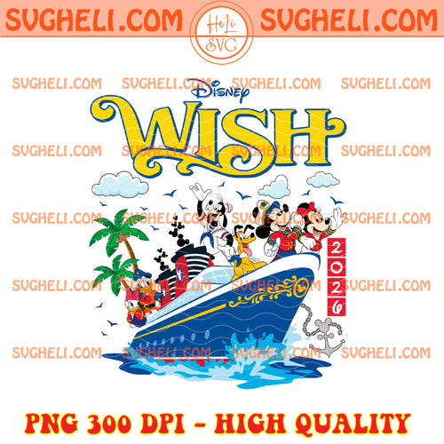 Disney Family Wish 2026 Png Disney Cruise 2025 Png