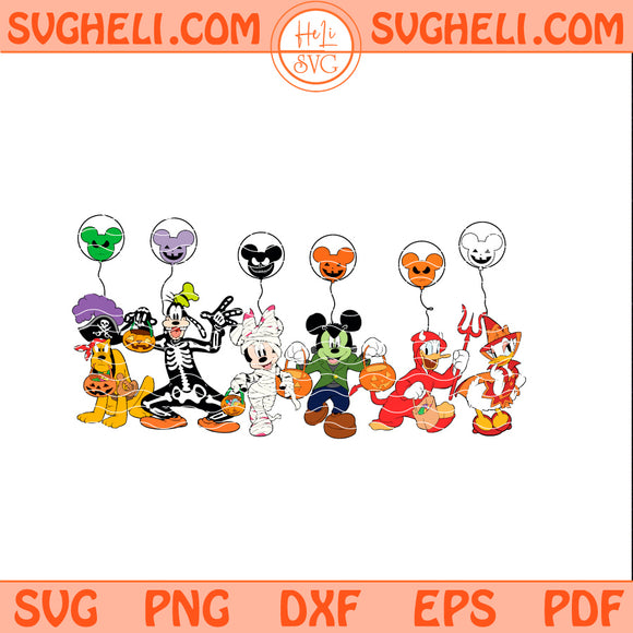 Disney Halloween Mickey Mouse And Friends Svg Halloween Svg