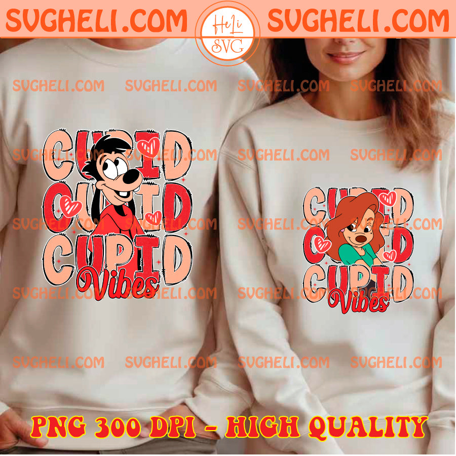 Disney Her Max and His Roxanne Couples Valentine Day Png