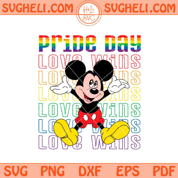 Disney LGBT Pride Mickey Svg Mickey Pride Svg Pride Svg Png Dxf Eps Files