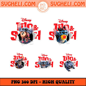 Disney Lilo and Stitch Png Bundle Stitch Movie 2025 Png Sublimation Files