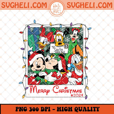 Disney Mickey And Friends Merry Christmas Png Disney Png Sublimation Files
