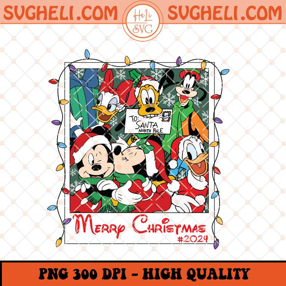 Disney Mickey And Friends Merry Christmas Png Disney Png Sublimation Files