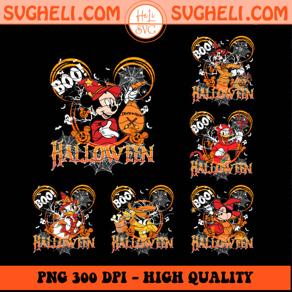 Disney Mickey Minnie Halloween Png Bundle Halloween Png