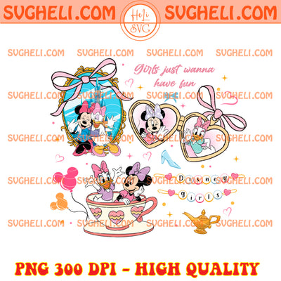 Disney Minnie Daisy Summer Girls Just Wanna Have Fun Png