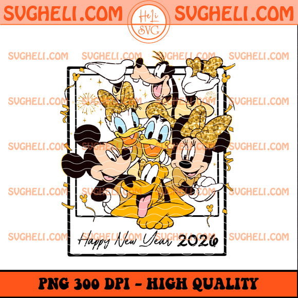 Disney New Years 2026 Png Mickey New Years Png