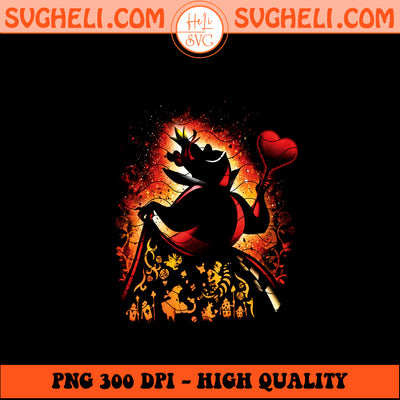 Disney Red Queen Hallowwen Png Disney Halloween Png Sublimation Design