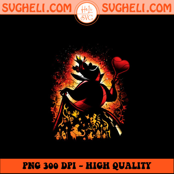 Disney Red Queen Hallowwen Png Disney Halloween Png Sublimation Design