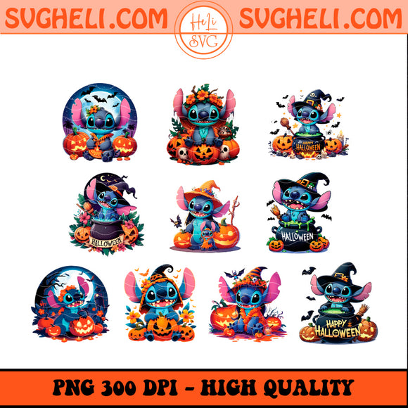 Disney Stitch Halloween Png Bundle Stitch Halloween Png