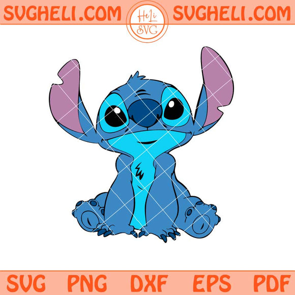 Disney Stitch Svg Funny Cute Stitch Svg Stitch Cartoon Svg Png Dxf Eps Files