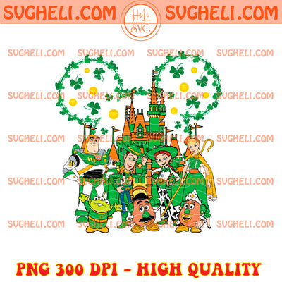 Disney Toy Story Happy St Patricks Day Shamrock Clover Png