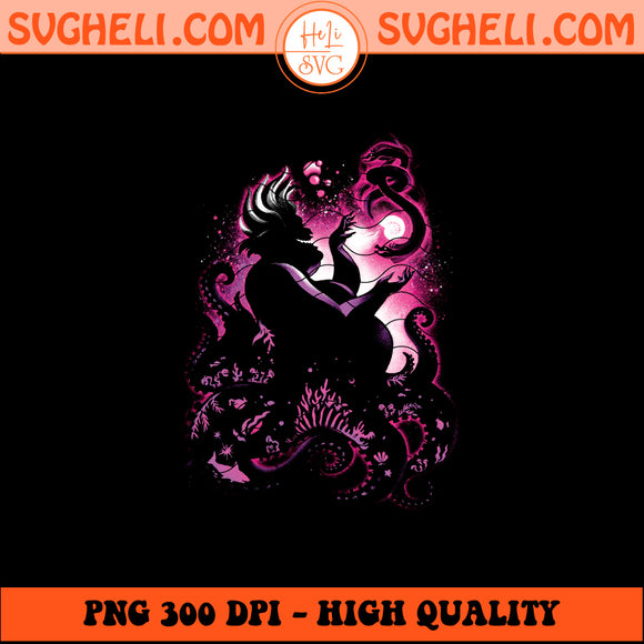 Disney Ursula Hallowwen Png Disney Halloween Png Sublimation Design