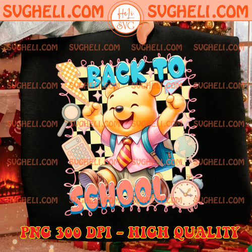 Disney Winnie The Pooh Back to School Png Back to School Png