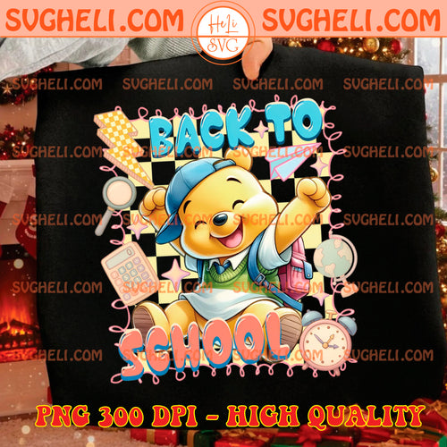 Disney Winnie The Pooh Back to School Png