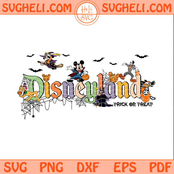 Disneyland Mickey Mouse And Friends Halloween Svg Disney Svg
