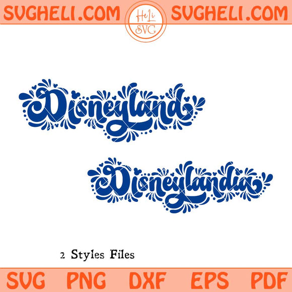 Disneyland Svg Disneylandia Svg Mexican Talavera Svg Png Dxf Eps Files