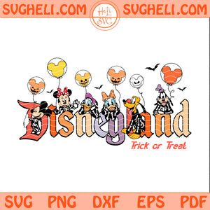 Disneyland Trick Or Treat Halloween Svg Mickey Skeleton Svg