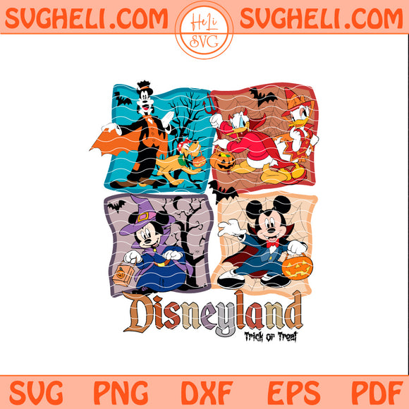 Disneyland Trick Or Treat Svg Mickey Halloween Trip Svg