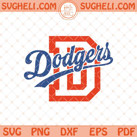 Dodgers Svg Dodgers Basebal Svg 2024 Baseball Dodgers Svg Png Dxf Eps Files