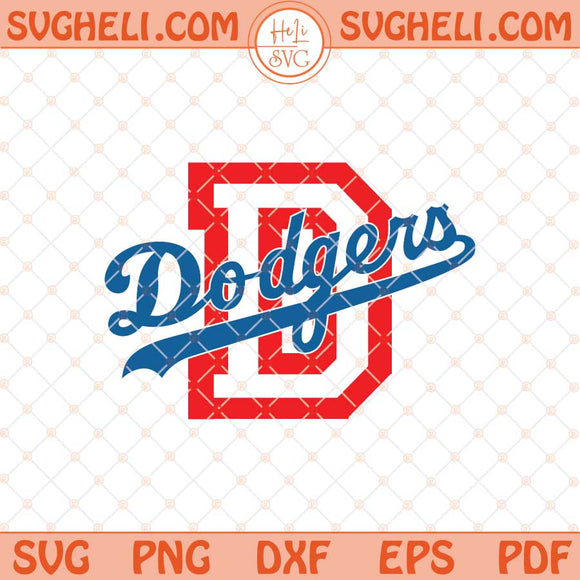 Dodgers Svg LA Dodgers Baseball Svg Dodgers Baseball Svg Png Dxf Eps Files