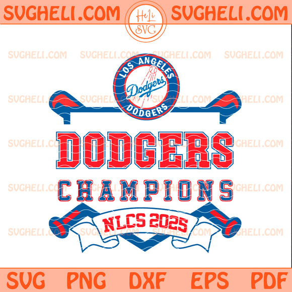 Dodgers World Series Champions 2025 Svg LA Dodgers Svg