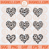 Dog Doodle Heart Svg Heart Dogs Lover Svg Dog Mom Svg Png Sublimation Dxf Eps Files