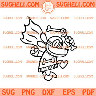 Dog Man Superhero Svg Cartoon Dog man Character Svg