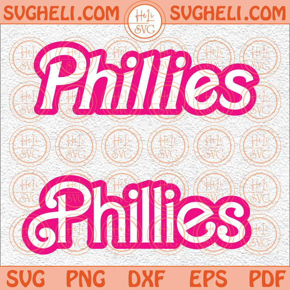 Doll Pink Phils Svg Philadelphia World Red October Svg Philly Svg Png Dxf Eps