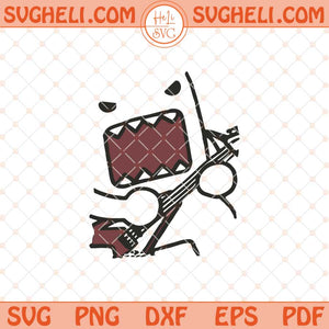 Domo Kun Guitar Svg Domo Svg Electric Guitar Domo Kun Svg Png Dxf Eps Files