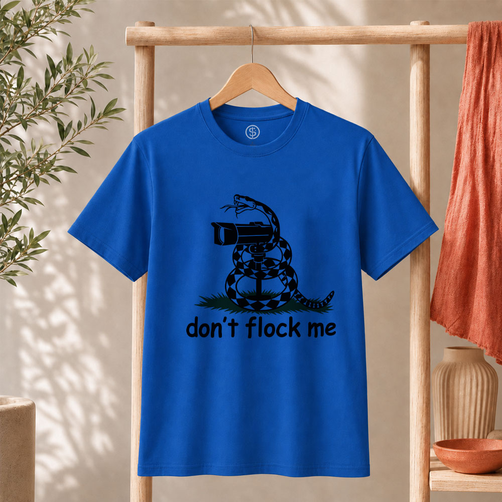 Dont Flock Me Snake With Camera T Shirt Surveillance Tee