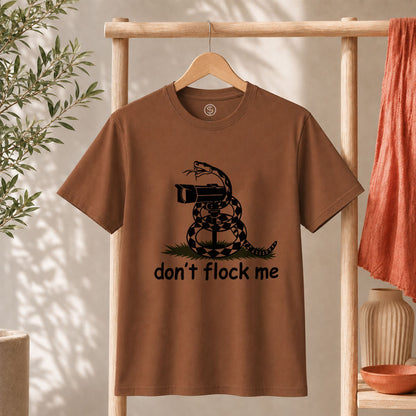 Dont Flock Me Snake With Camera T Shirt Surveillance Tee
