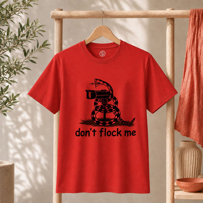 Dont Flock Me Snake With Camera T Shirt Surveillance Tee