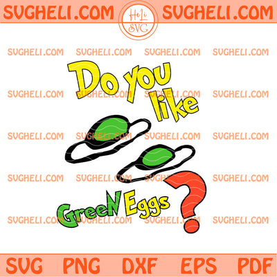 Dr Seuss Day Green Eggs and Ham Svg Read Across America Svg