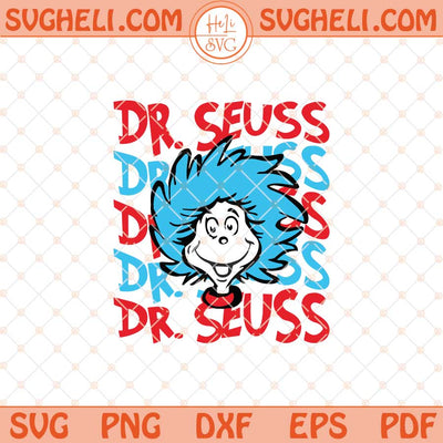 Dr Seuss Day Svg National Reading Day Svg Dr Seuss Svg Png Dxf Eps Files