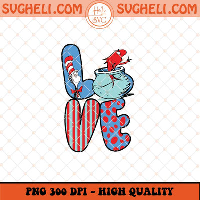 Dr Seuss Love Fish Png Dr Seuss Day Png Sublimation Files