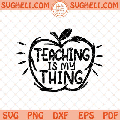 Dr Seuss Teaching Is My Thing Svg Dr Seuss Teacher Svg Png Dxf Eps Files