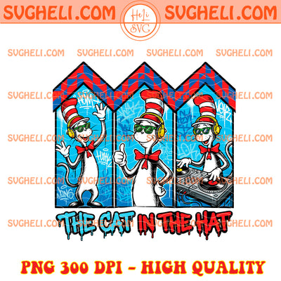 Dr Seuss The Cat In The Hat Png Cat Hat Reading Png