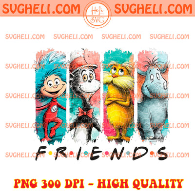 Dr Suess Friends Png Retro Dr Seuss and Friends Png