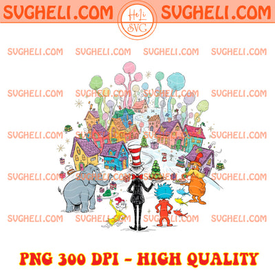 Dr. Seuss Whimsical Townb Png Read Across America Day Png