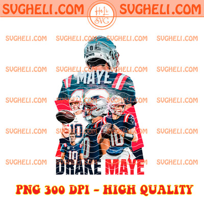 Drake Maye 10 New England Patriots Football Png Maye 10 Png