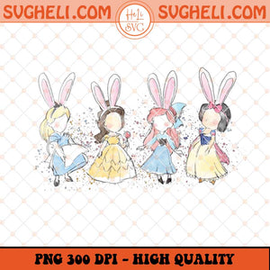 Easter Day Peeps Princess Png Cute Easter Bunny Girl Png Sublimation Files