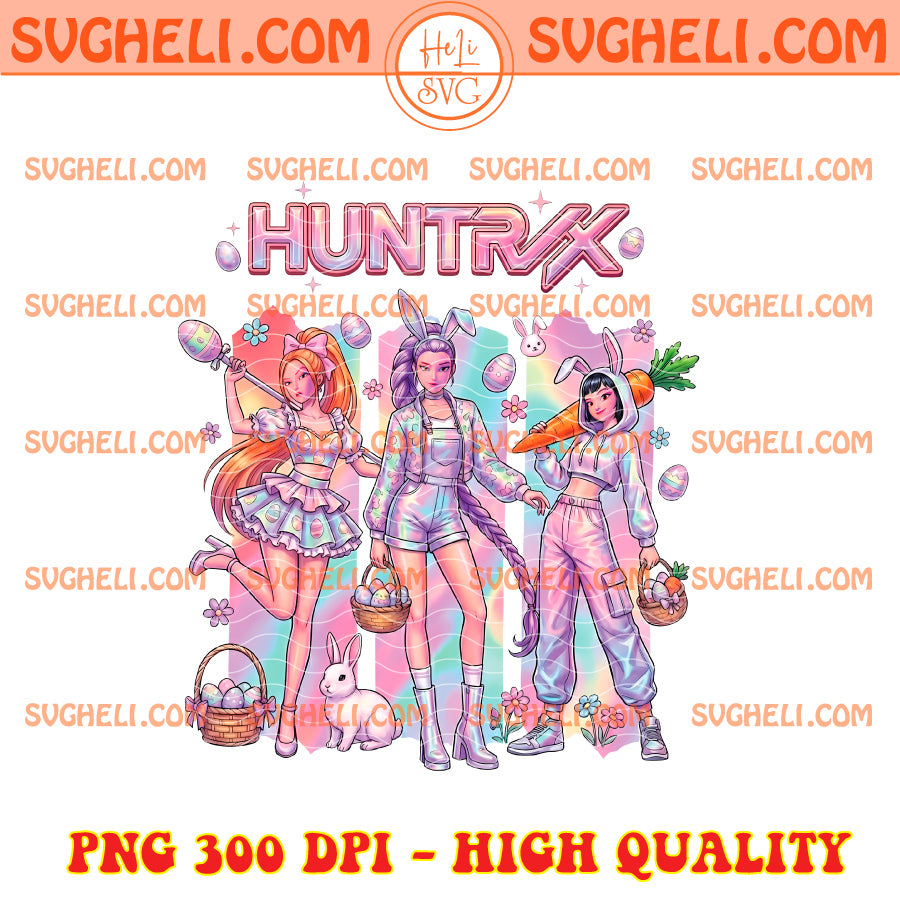 Easter Huntrix Hologram Png Kpop Huntrix Easter Day Png