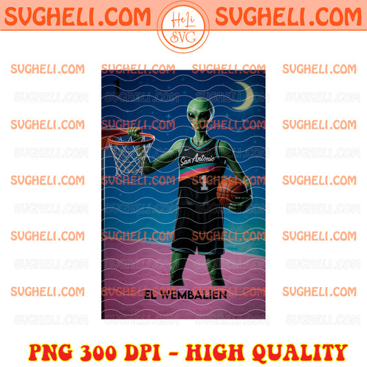 El Wembalien Alien Lotería Basketball San Antonio Spurs Png