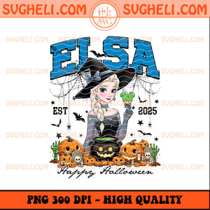 Elsa The Witch Est 2025 Happy Halloween Png Elsa Witch Png