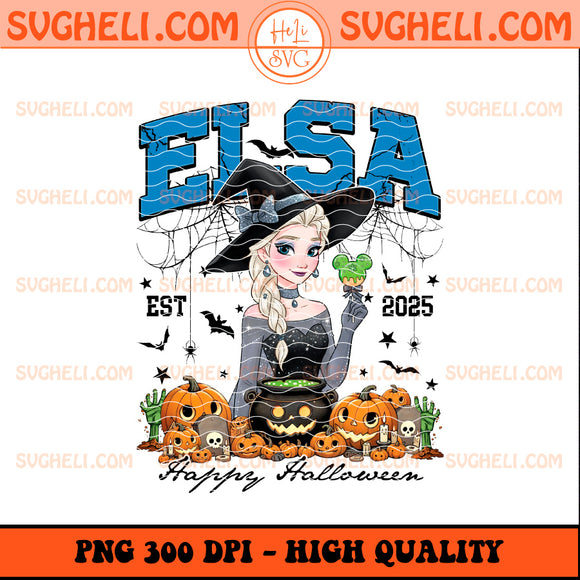 Elsa The Witch Est 2025 Happy Halloween Png Elsa Witch Png