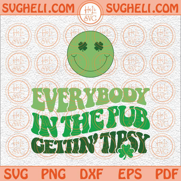 Feeling Lucky Svg Smiley Face Lucky Irish Svg Smile Face Lucky Svg Png Dxf Eps Pocket Design Files