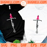 Faith Breast Cancer Awareness Svg Breast Cancer Warrior Svg Png Dxf Eps Files