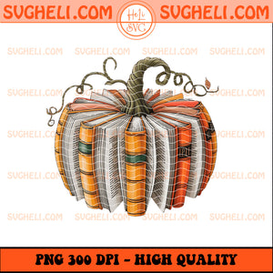 Fall Book Pumpkin Png Autumn Reading Sublimation Design